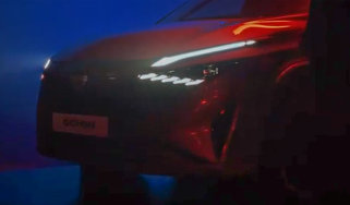 Nissan Qashqai facelift teaser image of the lights